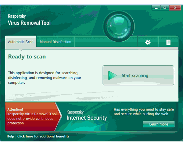 Kaspersky Virus Removal Tools