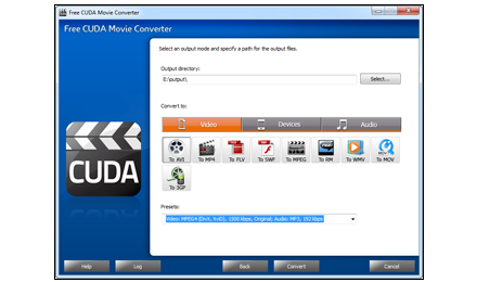 Free cuda movie converter